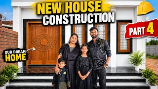 Dream house 🥰 construction ❤️ part-4 | coimbatore | #video #house #newhome #chandrupriya 