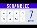 Scrambled Word Game - Guess the Word 7 Letter Words