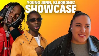 young jonn u0026 blaqbonez showcase just vibes reaction