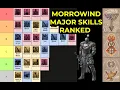 Morrowind Major Skills Tier List