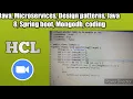 HCL real interview experience for SONY client java coding microservices questions and answers
