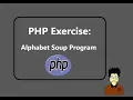 PHP exercise Alphabet Soup