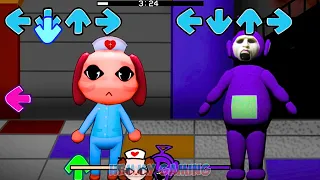 [SWAP]  FNF Tinky Winky vs Roblox Animal Hospital Anomalies Sings Playtime | Myths of Tubbyland