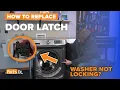 F5E2 F5E3 or F5E4 Errors - How to replace the Door Lock Latch on Whirlpool Maytag Amana Washer