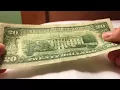 Old 20 dollar bill update