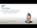 Access the Business Entity Recognition Service via the Python SDK