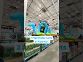 Huge sprinkler set and splash pad at Costco for summertime water fun