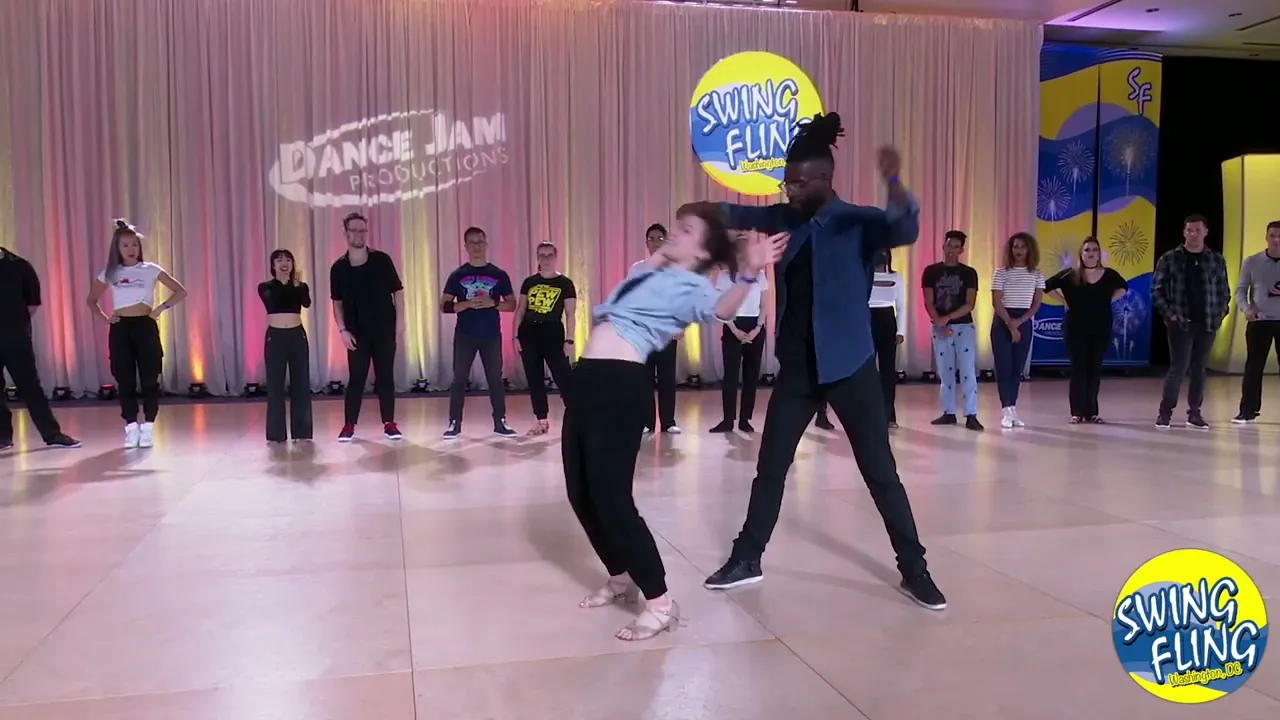 Swing Fling 2022 All Star Strictly Swing Glen Acheampong & Kristen Wallace