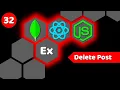 Delete post MERN stack tutorial Instagram clone