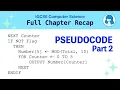Pseudocode Revision 2D Arrays Procedures Functions Files Strings Rounding IGCSE CS