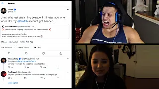 TYLER1'S REACTION TO VOYBOY GETTING BANNED ON TWITCH | PINKWARD'S ANOTHER HIGH IQ PLAY | LOL MOMENTS