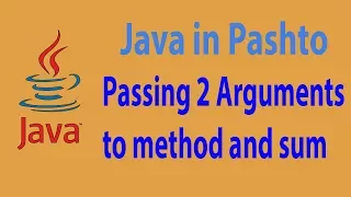 61 Passing two values to sum method in Java - Pashto