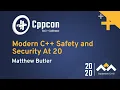 Modern C Safety and Security At 20 - Matthew Butler