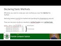 Franklin AP CS A - Lesson 0 4 Static Methods Part II