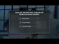 Dealer Incentives Checklist Efficiently Secure Factory Rewards via Simplified Applicatio