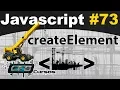 JavaScript Course - CreateElement appendChild creating HTML elements with JavaScript