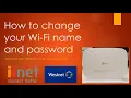 iiNet TP-Link Archer VR1600v V2 - How to change iiNet wifi name and password