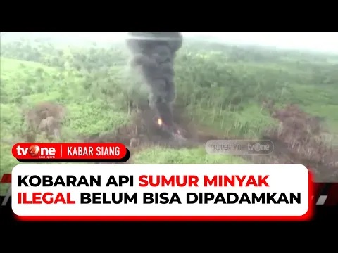 Sudah Hampir Sepekan, Sumur Ilegal di Jambi Masih Terbakar