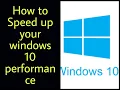 Download Lagu How to speed up your windows 10 performance