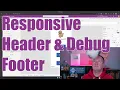 Power Apps Responsive Header and Footer Components Debugging