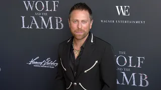 Eric Nelsen on the red carpet at the premiere of The Wolf and the Lamb