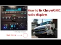 How to fix a broken GM radio display