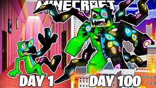 I Survived 100 Days as MR. RIBBIT in Minecraft!