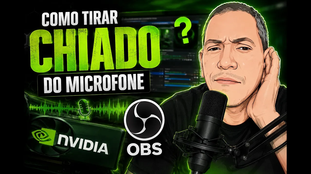 Pare de sofrer com chiado no microfone! Solução rápida