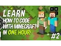 Learn How to code with Minecraft In One Hour Minecraft Hour Of Code Code org