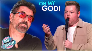 NERVOUS Singer Wins Simon Cowell s GOLDEN BUZZER on BGT 2025 Nobody Expected This