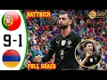 Portugal vs Armenia 9-1 Highlights \u0026 All Goals 2025 🔥 Bruno Fernandes Hattrick
