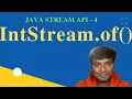 IntStream Of Method IntStream of