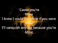 Disturbed you're Mine Lyrics