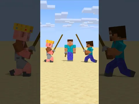 Herobrine Won Easily #friendship #shorts #trending #anime