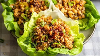 Asian Chicken Lettuce Wraps