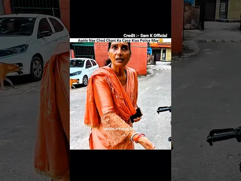 Aunty Nay Police Bulali #trending #viral #motovlog #bikelover #vlog #shorts #rider #funny #comedy