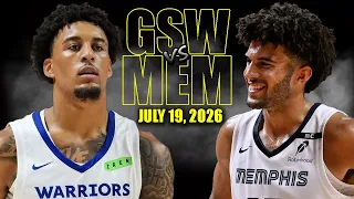 Golden State Warriors vs Memphis Grizzlies Full Game Highlights - July 19, 2026 | NBA Summer League