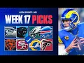 NFL Predictions and Picks for EVERY Week 17 Game Rams at Falcons Best Bets