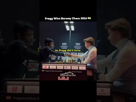 Praggnanandhaa Shines Again 🇮🇳♟️ Brilliant Win at Norway Chess | India Proud Moment 🔥 #indians #news