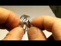 Puzzle Ring Solution 8 Band Silver Ring