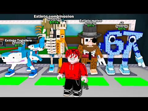 Video Thumbnail: Consegui los BRAINROTS EXTINTOS más OPS de TODO STEAL a BRAINROT...