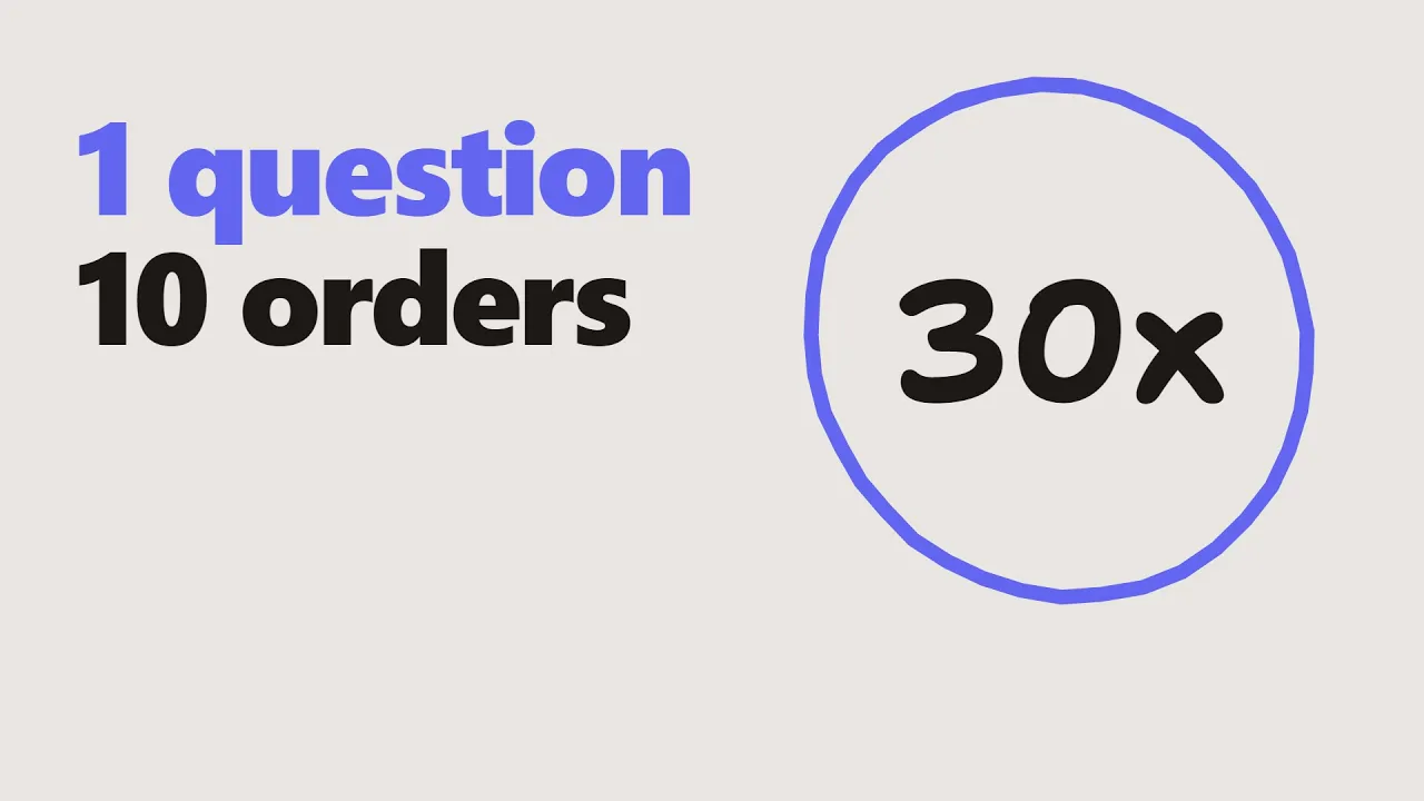Video thumbnail: How LLMs actually work: one question, 30 asks, 10 orders