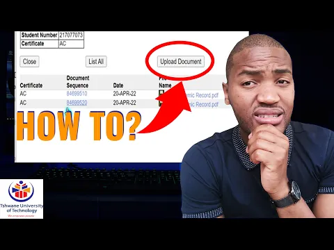 Download MP3 How to upload documents at TUT online in 2023 | How to apply at Tshwane University of Technology?