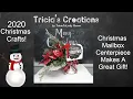 Christmas Mailbox Centerpiece Using Dollar Tree Items