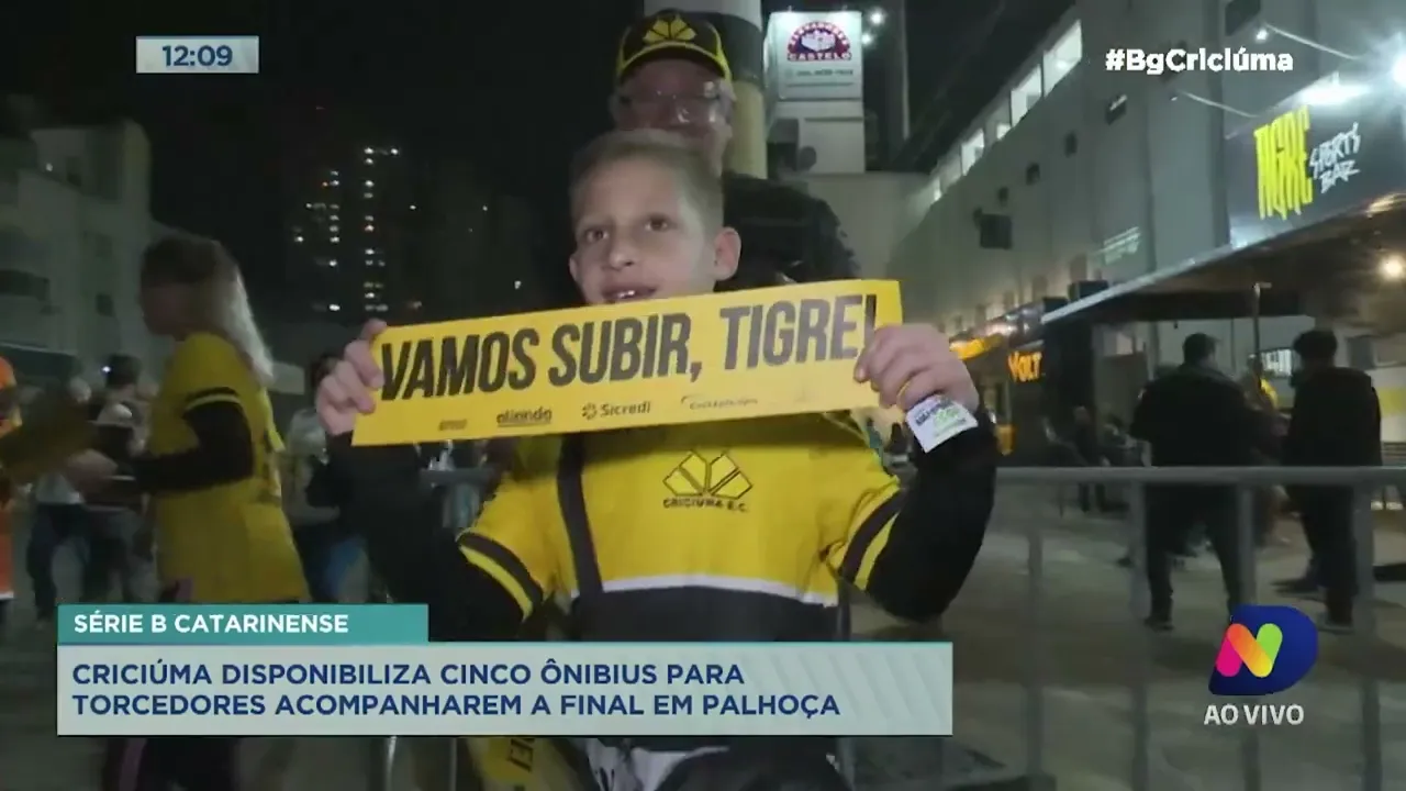Criciúma disponibiliza cinco ônibus para a torcida na final da Série B do Catarinense