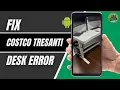 Costco Tresanti Stand Up Desk Error Fix 2026 Tresanti Desk Reset Troubleshooting