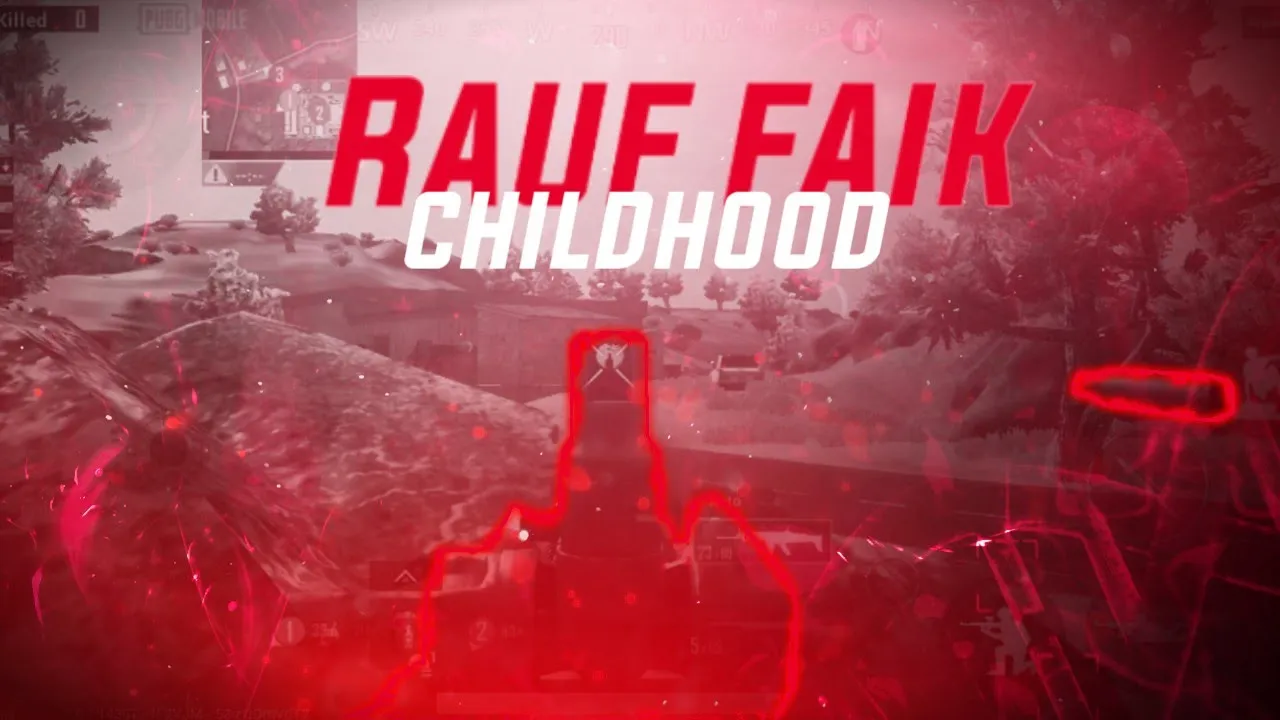 Rauf faik - childhood // Pubg Montage // Redmi note 8 Pro