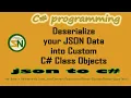 Deserialize JSON Data to Custom C Class Objects using Newtonsoft
