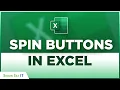 How to Add Spin Buttons in Excel Add buttons to a spreadsheet