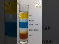 The Density of Different Liquids a fun science experiment that deals with density of various objects